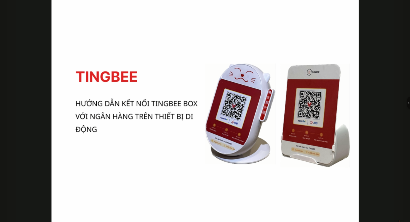 Hướng Dẫn Kết Nối Loa TingBee Box Với Tài Khoản Ngân Hàng Trên Điện Thoại | Cài Đặt Dễ Dàng